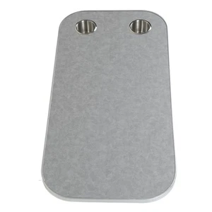 Grey 400x800mm Removable Rectangular Table Solid Wood RV Table Board With 2 SNT - Picture 1 of 12