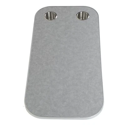 Grey 400x800mm Removable Rectangular Table Solid Wood RV Table Board With 2 SNT - Image 1 of 4