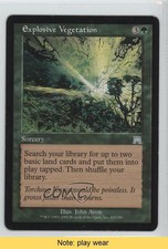 2002 Magic: The Gathering - Onslaught Explosive Vegetation #263 READ 0b5