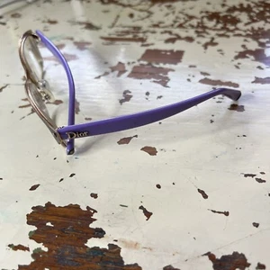 NEW CHRISTIAN DIOR CD 3772 EDN Lavender AUTHENTIC EYEGLASSES 54-16 Used - Picture 1 of 8
