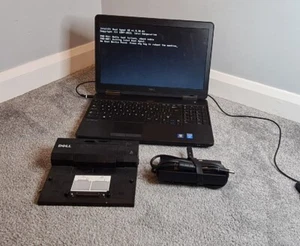 Dell Latitude E5540 Laptop I3 4GB RAM (NO HD) Docking Station *Barely Used* - Picture 1 of 16