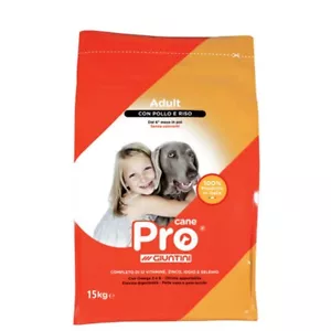 Pro Cane con Pollo e Riso 15kg Mangime completo per cani adulti - Foto 1 di 1