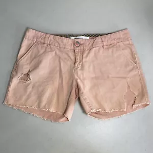 Oneill Womens’s Sz 5 Denim Jean Shorts Cut Off Distressed Destroyed 100% Cotton - Picture 1 of 12