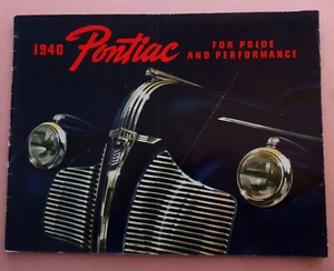 1940 Pontiac Deluxe Sales Catalog. Vintage Original - Picture 1 of 20