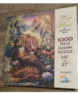 Josephine Wall Love Is Blind 1000 Pc Puzzle Suns Out Factory Sealed RARE FIND!! - Picture 1 of 2