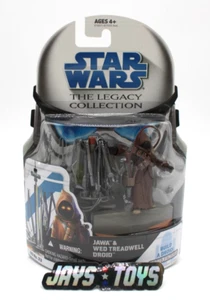 Star Wars the Legacy Collection Jawa & Wed Treadwell Droid Figures New on Card - Picture 1 of 4