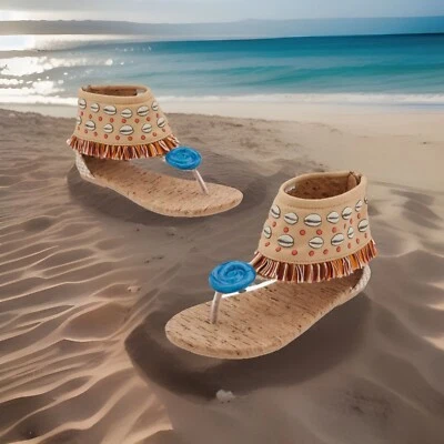 Сандалии для девочек Disney Moana нарядные - 9/10. Ваш малыш полюбит их!! - Изображение 1 из 4