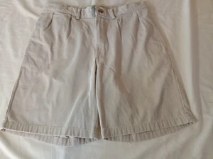 Polo Ralph Lauren Boys Beige Chino Shorts Size 12 Pleated 100% Cotton 4 Pockets - Picture 1 of 7