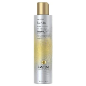 Pantene Sunlit Blondie Illuminating Sulfate Free Shampoo 9.6 Fl Oz 2PK - Picture 1 of 1