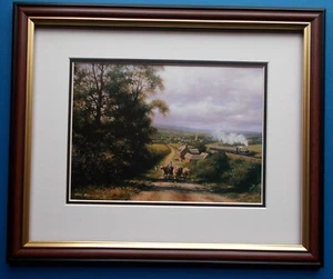 RAILWAY PRINT FRAMED - COUNTRY ROAD - Picture 1 of 1