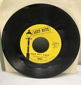 Duvals Vintage 45 Record: OOO WEE BABY, YOU COME TO ME Tested Doo Wop - Picture 1 of 5