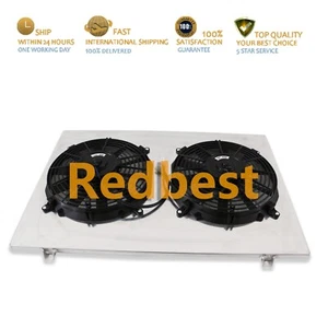 Cubierta del radiador 28-1/4" W + ventilador 716 para camioneta Chevy C/K C10 C20 K30 K10 1973-1987 - Imagen 1 de 8