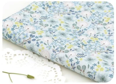 Seed of Dandelion Flower Patterned Fabric made in Korea by Half Yard - Image 1 of 4