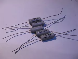 Condensador electrolítico NP no polarizado 4uF 25V Towa Japón Crossover Nuevo de Lote Antiguo Cantidad 5 - Imagen 1 de 2