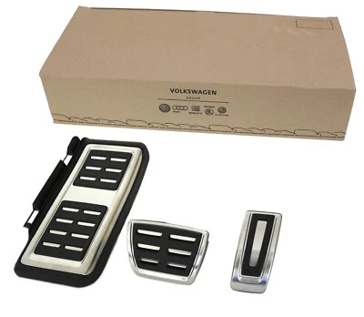 Original Seat Skoda Pedalkappen Octavia Leon + ST Fußstütze Audi Q3 Karoq Kodiaq - Bild 1 von 2