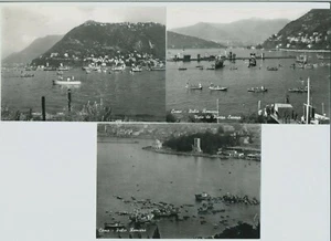 "COMO, Palio Remiero (Lago di Como, animata)" 3 CARTOLINE non viaggiate - Picture 1 of 1