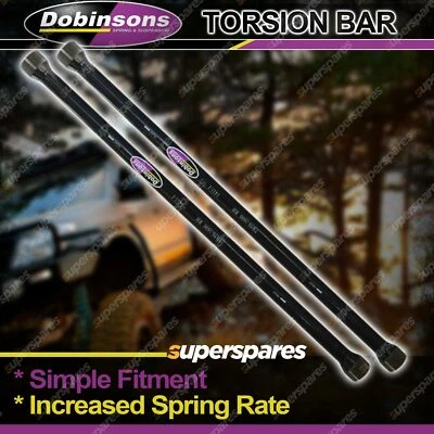 Front Dobinsons Heavy Duty Torsion Bars for Nissan NP300 Navara D22 J66 1997-On - image 1 of 2
