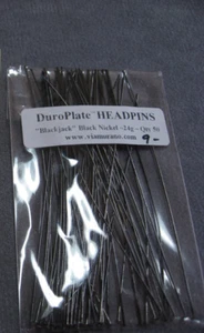 Dura Plate by Via Murano Headpins Black Nickel 24gauge 3 Inch - Picture 1 of 3