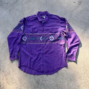 Wrangler Mens Size 18 × 36 Brushpopper Purple Aztec Southwestern Riding Rodeo - Picture 1 of 3