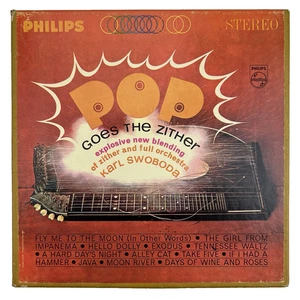 Pop Goes The Zither ~ Karl Swoboda  - 1965 4-Track reel to reel tape PTC 600183 - Picture 1 of 3