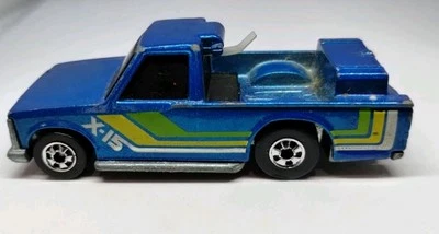 1984 Hot Wheels Crack-Ups X-15 blau Pickup Truck 1:64  - Bild 1 von 4