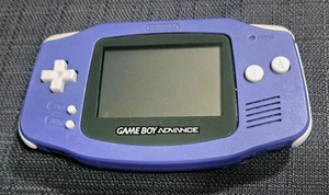 Nintendo Gameboy Advance AGB-001 Indigo getestet & funktioniert Batteriefachklappe fehlt - Bild 1 von 3