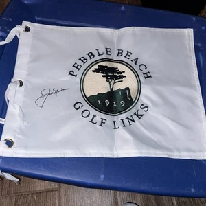 Jack Nicklaus Signed Pebble Beach Flag - Picture 1 of 1