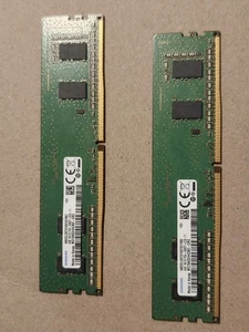 8GB as 2 x 4GB DDR4 STICKS OF SAMSUNG RAM 1RX16 PC4-2400T PC4-19200 2400MHZ - Picture 1 of 1