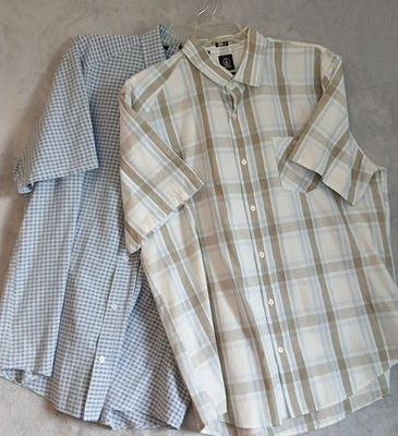 Set of 2 VOLCOM Surf Boarding Men's Classic Fit S/S Collared Button Shirt XXL - Image 1 of 4