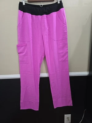 Pantalones Médicos Dickies Para Mujer Talla Mediana Rosa Fucsia Foto 1 de 4
