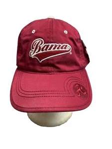 Bama Roll Tide Script Delantero Con GRAN AL En la Espalda Sombrero Gorra de Pelota Marea Carmesí Nuevo Con Etiquetas - Imagen 1 de 12
