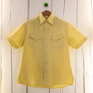 Camisa informal con botones Wrangler Pearl a presión para hombre XL manga corta cuello - Imagen 1 de 15