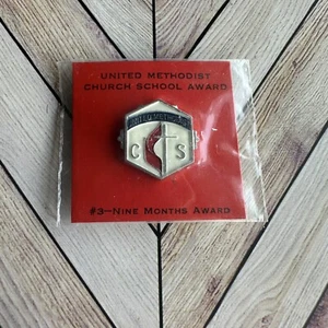 Vintage 1980s United Methodist Church School Nine Month Award - Picture 1 of 1