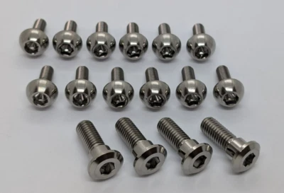 CBR1000RR Titanium disc bolts Fireblade 2018 onwards full set Ti rotor bolts - Image 1 of 4