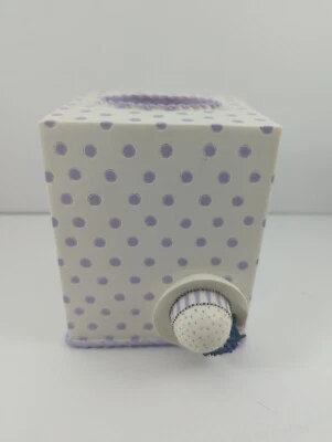 Two's Company Resina Pañuelo Caja Cubierta Púrpura Punto Country Jardín Sombrero Foto 1 de 4