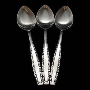 3 Oneida Northland Love Story Suppenlöffel - 6 7/8" Edelstahl Korea - Bild 1 von 4