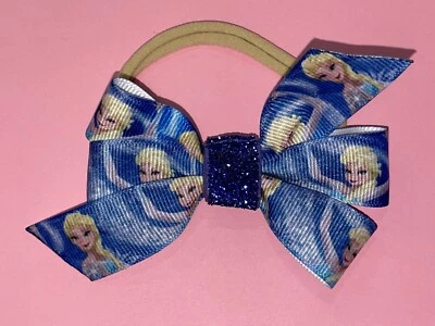 Elsa Headband - Girls Head Band - Elsa Hair Bow - Girls Hair Bow - Frozen Elsa  - Image 1 of 4