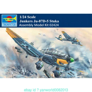 Trompetista Alemán Junkers 02424 1/24 Ju-87D-5 Stuka Conjunto de Avión Modelo Kit - Imagen 1 de 5