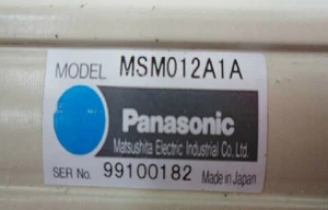 Panasonic MSM012A1A AC Servo Motor Used - Picture 1 of 1