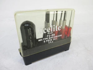 Xcelite Marke PS-89 Sechskant-Schraubendreher, 9-teiliges Set, USA - Bild 1 von 3