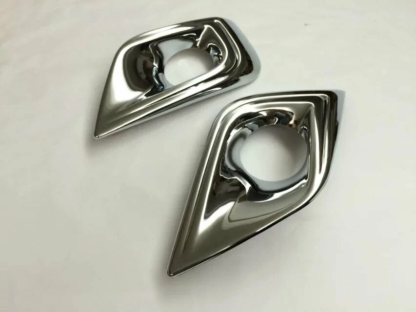  Pair ABS Chrome Front Fog Light Lamp Trim Cover For Nissan Murano 2015-2018 - Image 1 of 4
