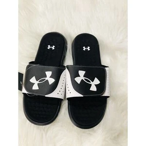 Nuevas sandalias deportivas Under Armour Ignite Pro Slide para hombre talla 8 negras/blancas - Imagen 1 de 3