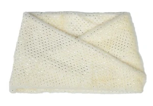 Suave Fina Imitación Piel Crema Mancha Dorada Snood Con Giro Infinito Bufanda Regalo de Lujo - Imagen 1 de 3