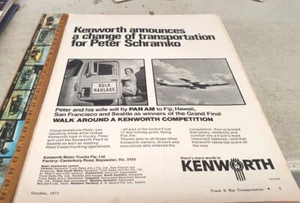 1973 KENWORTH  TRUCKS  Australian Sales Advert  - Picture 1 of 1