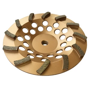 7"" Betonschleifbecher Räder 12 Diamant Schleifmittel Seg 5/8""-11 Dorn - Bild 1 von 3