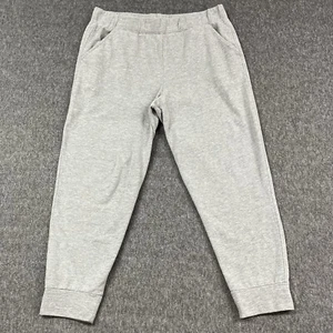 Energie Sweatpants Womens XL Gray Joggers Fleece Pockets Elastic Waist - Picture 1 of 14