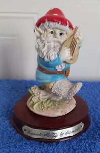 Leonardo The Woodkins Collection Hamish Mcfly Ceramic Ornament 5” Vintage 1990  - Picture 1 of 3