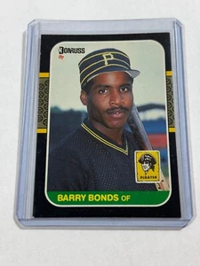 Donruss 1987 - #361 Barry Bonds (RC) novato Pittsburgh Pirates - Imagen 1 de 2