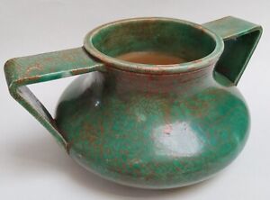 HUGE Scottish art pottery Dunmore twin handled vase / urn - Arts & Crafts