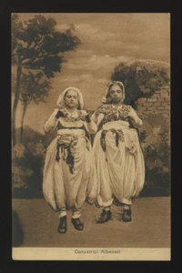cartolina-postcard-postkarte-carte postale DANZATRICI ALBANESI - Picture 1 of 1